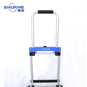 Capacité de charge de 220lb Personnaliser le chariot à bagages pliable en aluminium robuste Style bricolage - Product Image 6