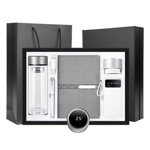 Coffret Cadeau d'Affaires Personnalisé FX GIFT : Stylo en Acier Inoxydable, Batterie Externe, Thermomètre Numérique – Idéal pour la Remise des Diplômes et Noël - Product Image 2