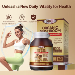 תערובת פטריות dהופ כמוסות קורדיקאפים sinensis & reishi & reishi & תוספת רעמת אריות - Product Image 2