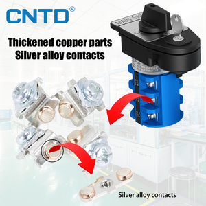 टिकाऊ प्लास्टिक ip65 कस्टम कैम स्विच से बने उपकरणों के लिए cntd CLW2-25-4OB 25a वोल्ट-मीटर सार्वभौमिक रोटरी स्विच चयनकर्ता - Product Image 4