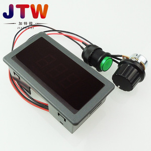 JTW CCM5D Digital PWM Motor <b>Speed</b> <b>Controller</b> 6V 12V 24V DC Variable <b>Speed</b> Switch With Display Case - Product Image 1
