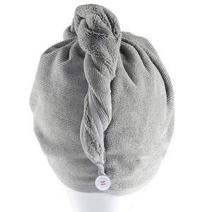 Toalla de secado de cabello de microfibra para mujer, artículo de cocina para el hogar, diseño de gofres, toalla para el cabello para uso en salón - Product Image 4