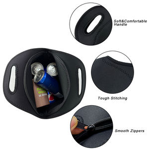 Sac fourre-tout à lunch par sublimation étui isolé pour boîte à lunch sacs fourre-tout à lunch en néoprène avec fermeture éclair pour sublimation - Product Image 5