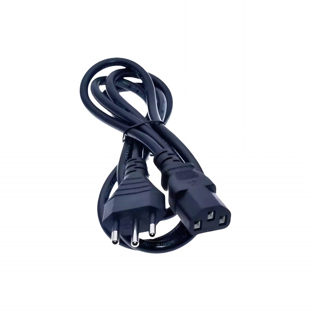 Brazilian Power Plug Standard 10A 250V 3 Prong IEC C13 Data Cable 3 Pin Cord