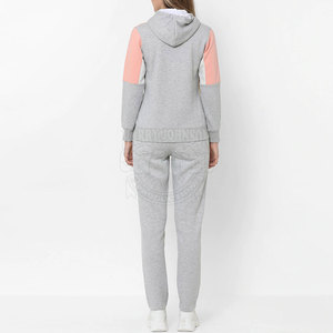 Women's Custom Logo Heavyweight Cotton Fleece Hoodie and Trouser <b>Tracksuit</b> Set Breathable Jogging Wear Lightweight Women's Track - Product Image 3