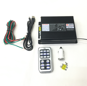 Dc 12 V 100 W <span class=keywords><strong>200</strong></span> W 300 W 400 W không dây từ xa 95-125 cao <span class=keywords><strong>dB</strong></span> xe loa còi báo động - Product Image 1