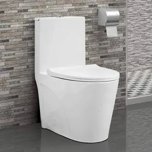 Toilette bagno moderno di lusso in ceramica monoblocco Wc sanitari