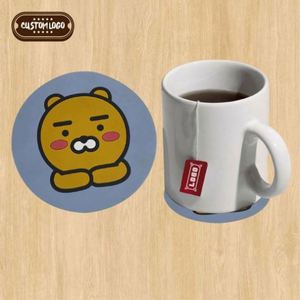 Posavasos de Goma Personalizados con Impresión a Todo Color para Vasos, Posavasos de PVC para Bebidas - Product Image 1