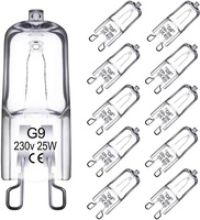 Ampoule halogène G9 110V-250V 18W/20W/25W/28W/33W/40W/42W/45W/60W