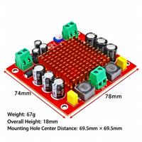 Carte d'amplificateur de puissance numérique mono XH-M544, module 150W, puce TPA3116D2, 12-26V
