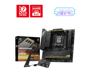Placa base M SI B850M POWER AM5 mATX DDR5 PCIe 5.0 M.2 2.5G LAN estable para computadora de escritorio, compatible con CPU AMD Ryzen - Product Image 2