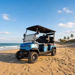 Carrito de Golf Clásico Verde Skywork para Guardas Forestales, 4x4, con Paquete de Litio de 72V - Product Image 5