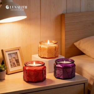 Vela Aromática de Cera de Soya Pequeña, Hecha a Mano, en Frasco de Vidrio Blanco de Lujo, Venta al Por Mayor |   Velas Perfumadas para Venta en Línea - Product Image 6