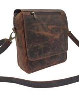 Sac à bandoulière en cuir de qualité supérieure vintage fait à la main pour hommes femmes sangle réglable deux poignées chaînes RFID