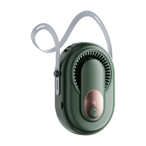 Ventilador de Cintura Mini Li Hai, Ventilador de Cuello con Pantalla Digital, Recargable por USB, Portátil, para Oficina, Escritorio, Exterior, con Clip - Product Image 3