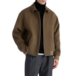 Giacca da <span class=keywords><strong>Uomo</strong></span> Oversize di Alta Qualità all'Ingrosso <span class=keywords><strong>Cappotto</strong></span> da <span class=keywords><strong>Uomo</strong></span> in Lana e <span class=keywords><strong>Cashmere</strong></span> - Product Image 1