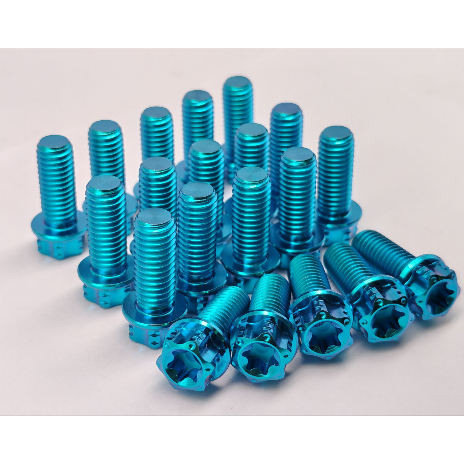 Titanium Grade 5 M6 Washers - CNC Machined, Choose Blue, Gold, Or Natural Finish