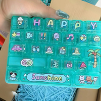 Nouveau style 2026 – Pendentif porte-clés clavier 26 touches en PVC transparent anti-stress, petit jouet décoratif unisexe