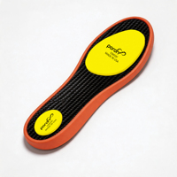Semelles de performance en fibre de carbone pour le sport - Basketball, volley-ball, sports de raquette, course à pied et plus encore - Coursez plus vite, sautez plus haut Orange