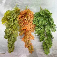 Haute Simulation Feuilles Vertes Artificielles Suspendues Lierre Vigne Artificielle Fleurs De Mariage Vignes Artificielles