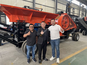 Pe400 * 600 250x40 0 nehir taşı cevher çeneli kırıcı titreşimli besleyici ve konveyör ile - Product Image 6