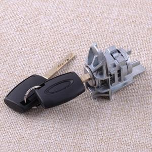 YD Ignition <b>Lock</b> Cylinder 1757120 8A6AA22050CD BE8Z5421991B Zinc Plated With 2 <b>Keys</b> For Carnival - Product Image 1