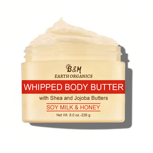 Moisturizing Body Lotion Shea Butter Vitamin E & Aloe Vera Vegan Body Moisturizer Rose & Bergamot Scented Lotion - Product Image 2