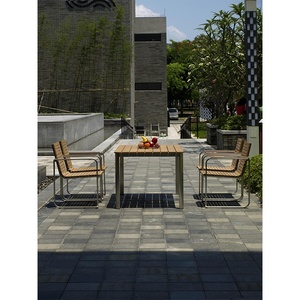 High Quality Luxury <strong>Teak</strong> Garden Furniture Outdoor <strong>Teak</strong> <strong>Dining</strong> <strong>Table</strong> Sets Outdoor Garden Furniture Sets - Product Image 4