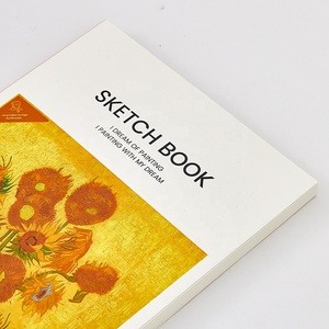 Carnet <span class=keywords><strong>de</strong></span> croquis personnalisé Série <span class=keywords><strong>Van</strong></span> <span class=keywords><strong>Gogh</strong></span> Monet, papier à <span class=keywords><strong>dessin</strong></span> 110 g/m², 80 feuilles, reliure spirale, 178x253 mm, pour croquis artistiques à feuilles mobiles - Product Image 2