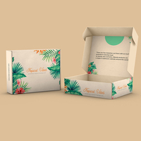 Boîte d'Expédition Ondulée Personnalisée en Papier Kraft Rose pour Vêtements, avec Logo Personnalisé