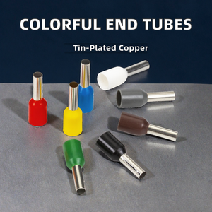 Bornes en cuivre pour usage automobile, pré-isolées, colorées, tubes de terminaison isolés pour l'isolation électrique - Product Image 2