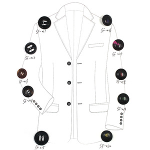 Bán buôn Trung Quốc nút Nhà cung cấp 24l-32l ngà Nut nút cổ điển đầy màu sắc tự nhiên <span class=keywords><strong>corozo</strong></span> nút cho quần áo tùy chỉnh Áo sơ mi - Product Image 6