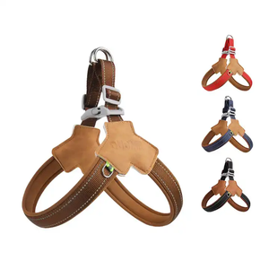 Arnés impermeable para perros <span class=keywords><strong>de</strong></span> cuero vegano <span class=keywords><strong>de</strong></span> Pu <span class=keywords><strong>de</strong></span> lujo, fabricante al por mayor, arnés para perros <span class=keywords><strong>de</strong></span> cuero y mezcla <span class=keywords><strong>de</strong></span> etiqueta privada - Product Image 1