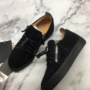 Sneakers di Lusso di Alta Qualità per Uomo, Scarpe Casual in Vera Pelle per Donna, Scarpe Sportive da Tennis Marca GZ, Mocassini ZIP 35-48 0105 - Product Image 1