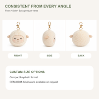 XDT AI Cloud Sheep Peluche suspendue lestée, super douce, rembourrée en coton PP et polyester, 11CM-30CM, unisexe, décoration pour la maison et les fêtes, cadeau