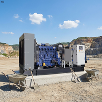 Générateur à moteur à gaz écologique 50 kW 100 kW 200 kW 300 kW 400 kW, fonctionnement continu, groupe électrogène silencieux de secours pour la maison, CE ISO
