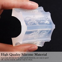 Moules en silicone 3D pour nail art en dentelle, formes pour femmes, outils de manucure DIY
