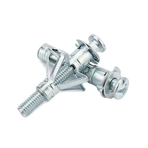 Anclaje de pared de nailon con tornillo de expansión de cabeza avellanada de zinc 8mm 80mm - Product Image 1