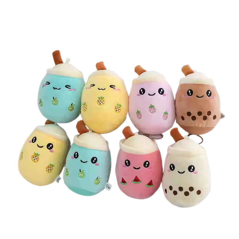 Игрушки Songshan, оптовая продажа, 11 см, каваи, плюшевый, 4 дюйма, чашка для молочного чая, пузырь, Боба, милый маленький плюшевый брелок, мягкая мини-игрушка