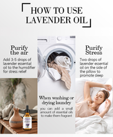 Huile essentielle de lavande pour diffuseurs d'arômes, parfum longue durée, diffuseur de parfum d'intérieur, soin du corps et revitalisation de la peau