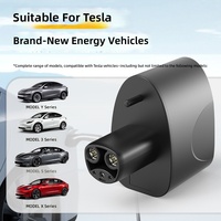 Adaptateur de chargeur EV portable CCS1 vers NACS 300A 1000V DC IP65 pour la recharge Tesla depuis un chargeur CCS1