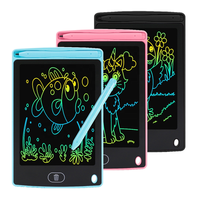 Tablette d'écriture LCD à écran couleur en plastique 8,5/10/12/16 pouces, stylet effaçable, bloc de dessin numérique, attraction magnétique, pour enfants