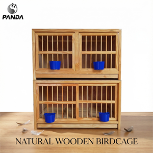 Orijinal Fabrika En Çok Satan Modern Ahşap Evcil Hayvan Mobilyası Katlanabilir Erkek & Dişi Kuş Kafesi Doğal Ahşap Evcil Hayvan Çiftleştirme İçin - Product Image 2