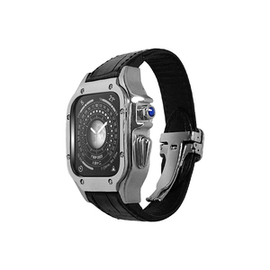 <span class=keywords><strong>Caja</strong></span> de Reloj de Lujo de <span class=keywords><strong>Acero</strong></span> <span class=keywords><strong>Inoxidable</strong></span> con Marco Central de Fibra de Carbono Forjada y Logotipo Grabado a Mano - Product Image 1