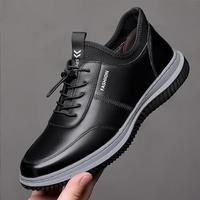 Chaussures décontractées de grande taille et de haute qualité pour hommes, chaussures de luxe à lacets respirantes et antidérapantes pour hommes, baskets décontractées