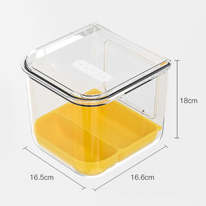 Plateau en plastique PC/PP surdimensionné à haute transparence, bain d'oiseaux, <span class=keywords><strong>cage</strong></span>, 3 en 1, bain multifonctionnel, mangeoire, maison - Product Image 4
