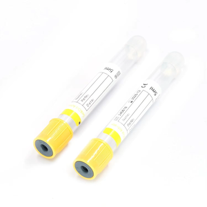 Vente en gros Offre Spéciale tubes PET <span class=keywords><strong>3ml</strong></span>-4ml pour prélèvement de sang bouchon jaune en verre activateur de caillot de gel OEM personnalisable pour laboratoire - Product Image 1