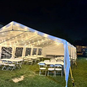 Tente de réception robuste en maille avec auvent pour événements extérieurs, idéale pour barbecue, salons professionnels, cadeaux promotionnels, imperméable et résistante aux UV - Product Image 5