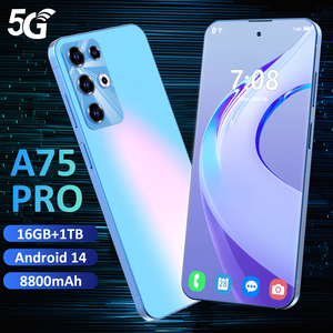 Mới Toàn Cầu Phiên Bản 16GB + 1Tb Android Điện Thoại <span class=keywords><strong>A75</strong></span> Pro Gốc Mở Khóa Chơi Game Điện Thoại Điện Thoại Điện Thoại - Product Image 5