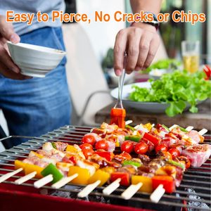 ไม้เสียบผลไม้จากไม้ไผ่, ไม้ไผ่รักษ์โลกสำหรับอาหารเรียกน้ำย่อย, ไม้จิ้มอาหารสำหรับขนมเบเกอรี่และชาร์กูเตอรีบอร์ด - Product Image 3